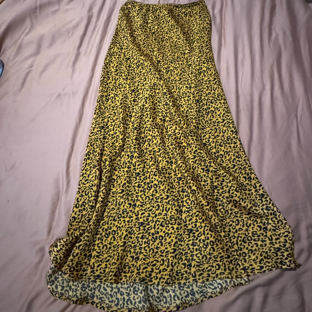 Audrey 3+1 Leopard Midi Skirt 🐆
